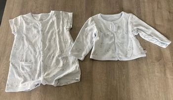 Barboteuse et Gilet 12 mois absorba