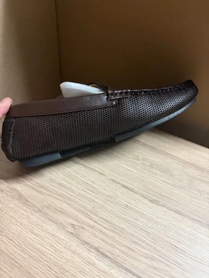 chaussures homme elong mocassins marron taille 40 - photo numéro 5