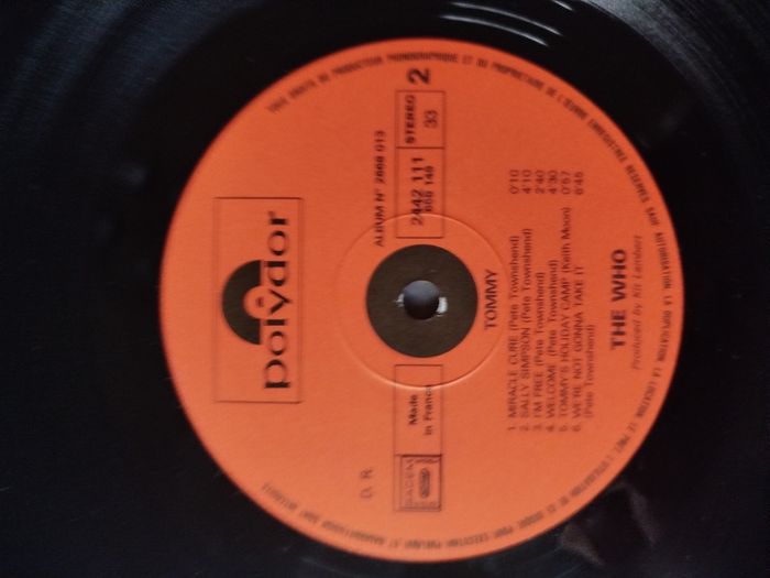 Tommy - The Who - Vinyle - photo numéro 10