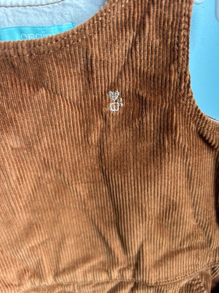 Robe en velours marron , obaïbi, 6 mois - photo numéro 5