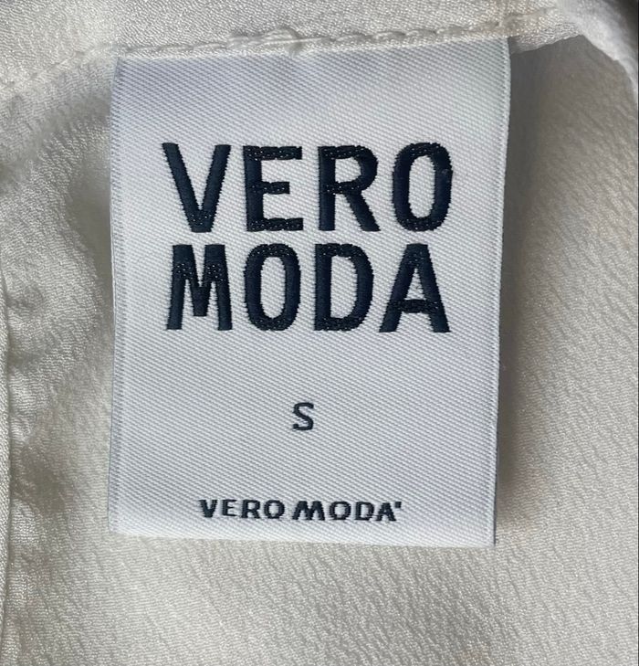 Haut blanc et argenté »Vero Moda »manches 3/4 - photo numéro 8