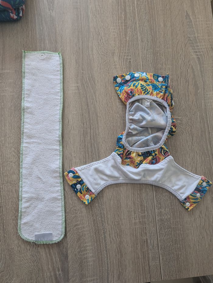 Lot Couche Culotte entrainement lavable Bamboolik + insert en chanvre - photo numéro 2