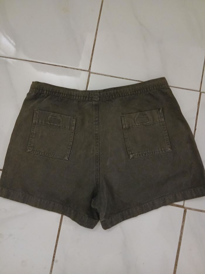 Short d ete femme en coton taille 44 marque active couleur vert fonce - photo numéro 8