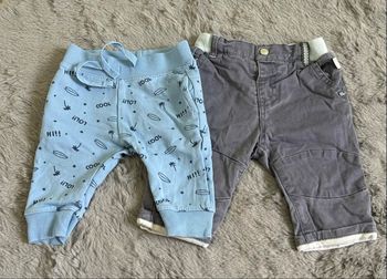 Lot de 2 pantalons - 3 mois