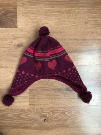 Bonnet fille Sergent Major type péruvien 55-56 cm