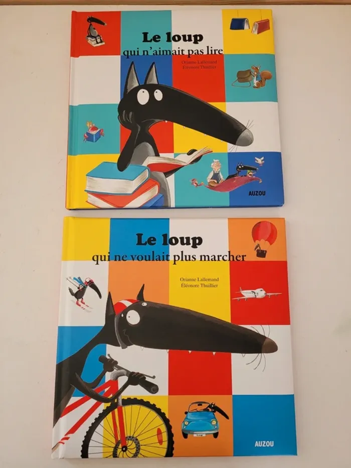 Lot de 8 livres grand format Le loup par Auzou - photo numéro 6