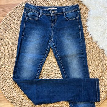 Jean slim bleu denim délavé femme Camaïeu - Taille 34 - Vintage Y2K