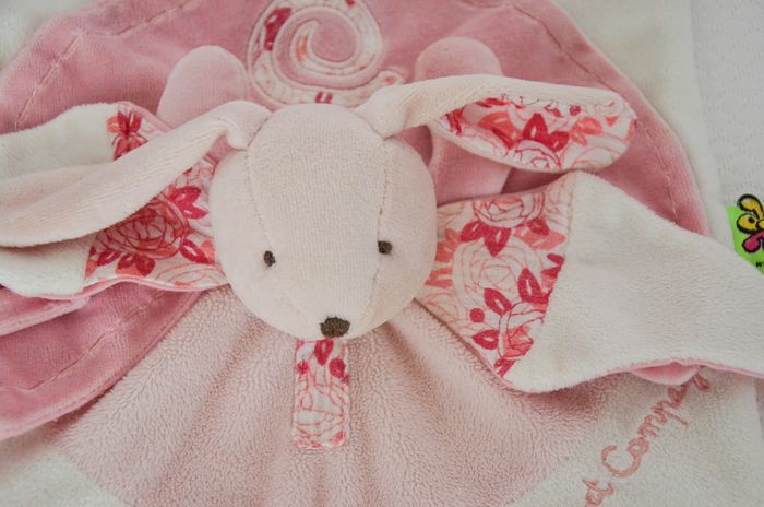 DOUDOU PLAT LAPIN ROSE ** DOUDOU et COMPAGNIE ** 1679 - photo numéro 7