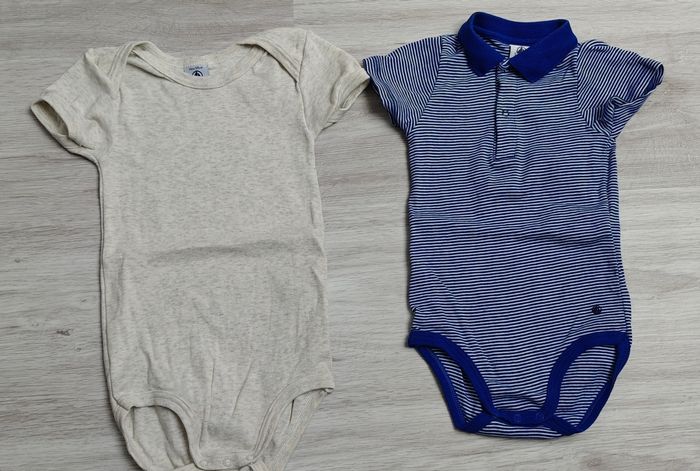 Lot de 2 bodies petit bateau 36 mois tbe - photo numéro 2