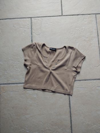 Top beige 36 femme