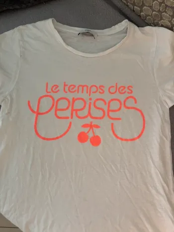Tee shirt fille le temps des cerises