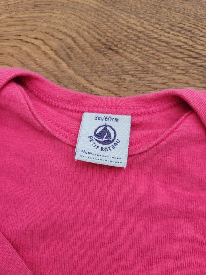 Bodie manches longues - Petit Bateau - 3 mois - photo numéro 2