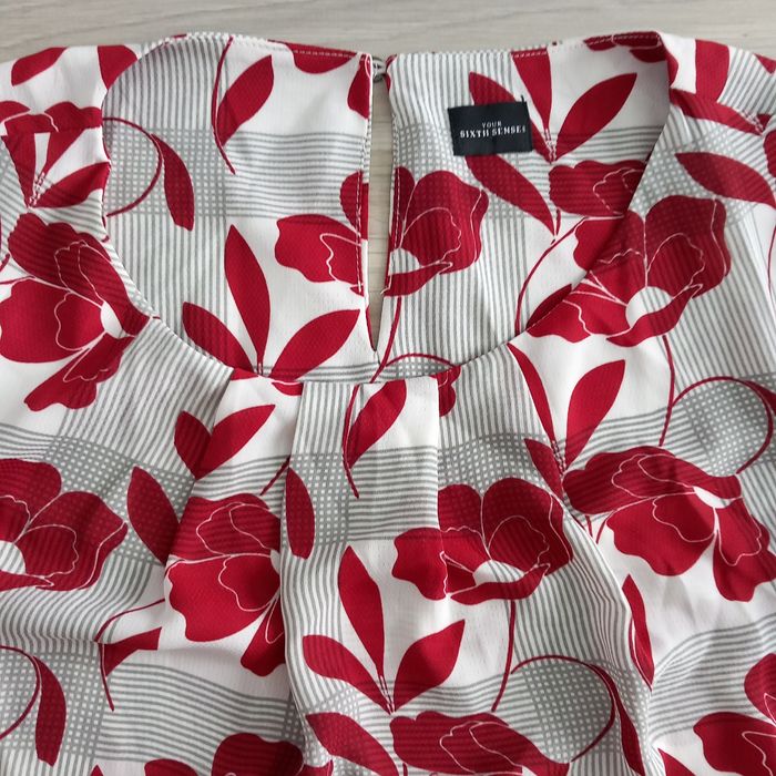 Chemisier femme imprimé à fleurs C&A taille 36 - photo numéro 3