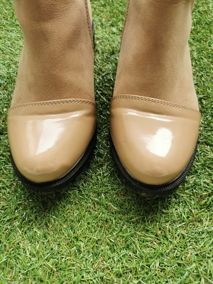 Bottine beige bi-matière P. 37 - photo numéro 3