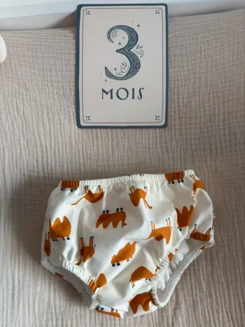 Maillot de bain couche chameau - Lassig taille 3-6 mois