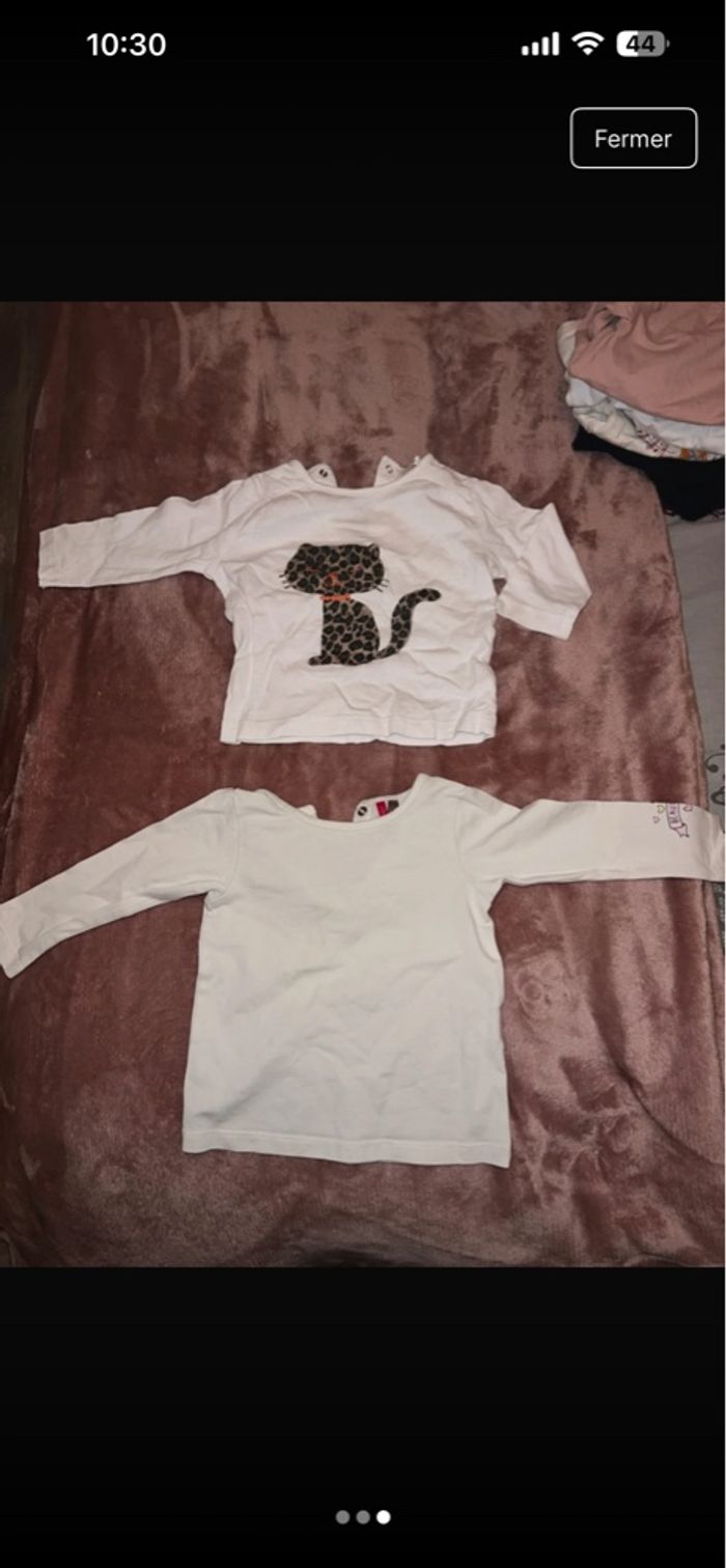 Lot de 6 pulls fin, taille 6 mois, très bon état