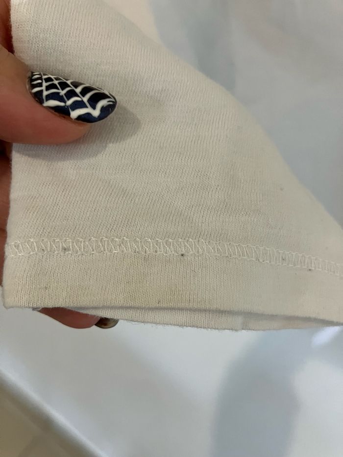 T-shirt manches longues blanc garçon 8 ans Kiabi - photo numéro 4