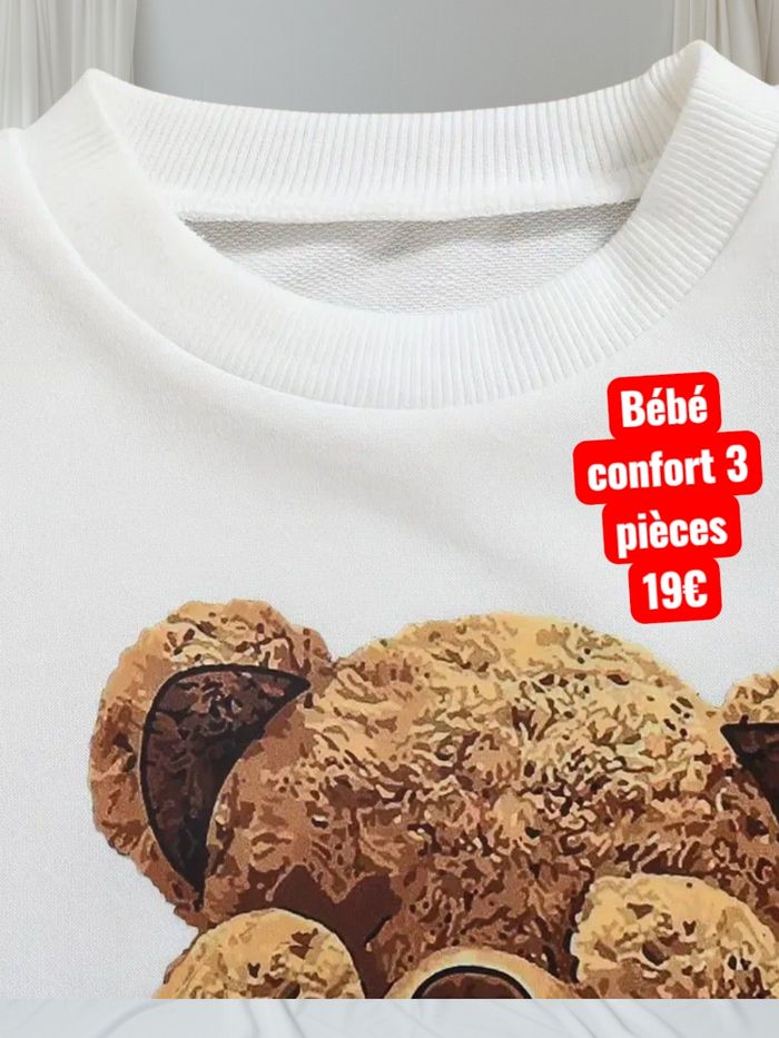 Tenue bébé 3 pièces âge 6-9 M - photo numéro 7