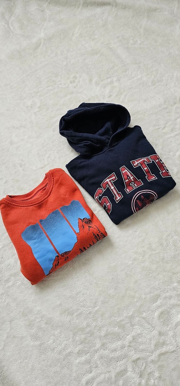 Lots 2 de pulls  sweats  enfant de la marque Primark Taille 9-10 ans - photo numéro 2