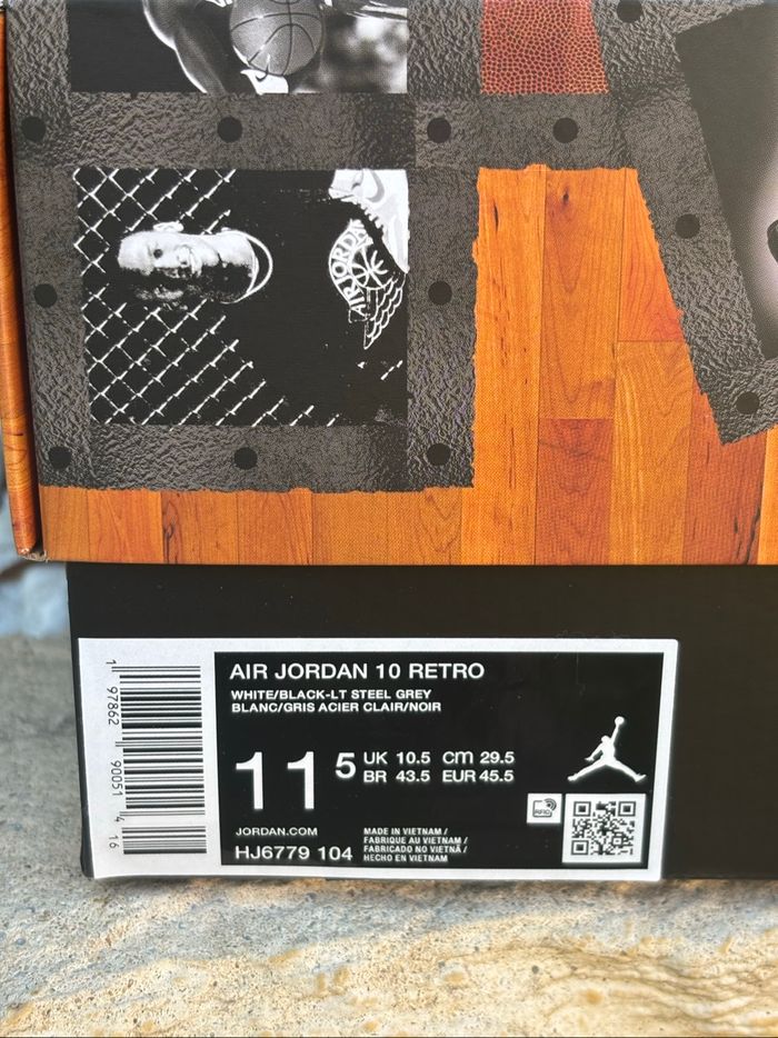 Nike Jordan 10 rétro steel - photo numéro 9
