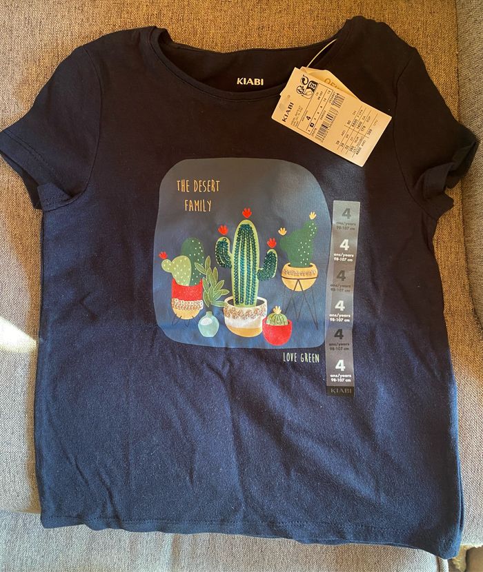 Tee shirt cactus