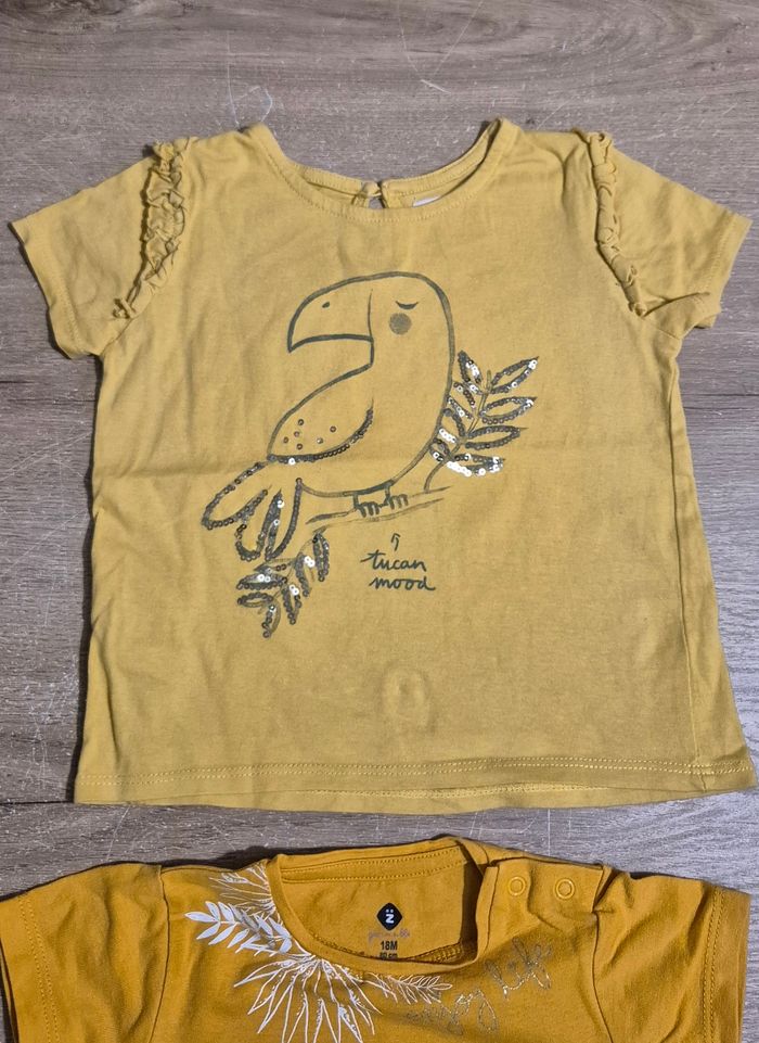 Lot t-shirts MC 18-24 mois - photo numéro 5