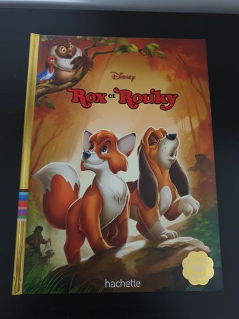 Livre Disney tranche dorée "Rox et Rouky"