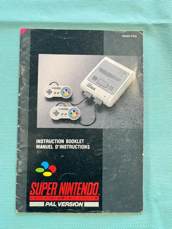 Notice Console Super Nintendo