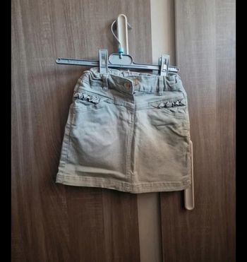 Jupe en jean kaki très claire 5 ans