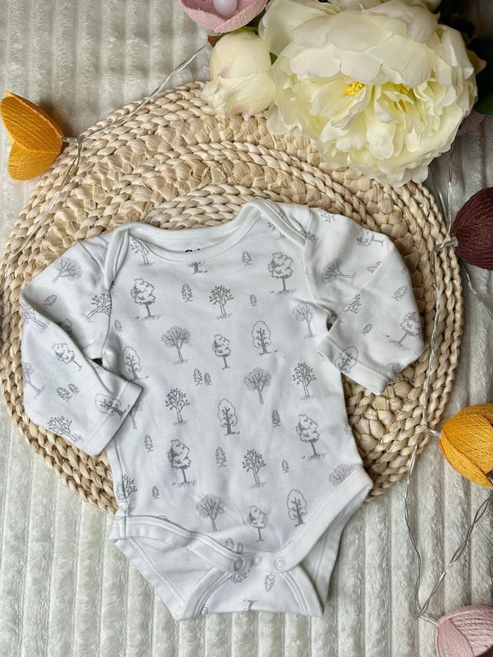 Ensemble 2 pièces blanc C&A 2-3 mois - photo numéro 4