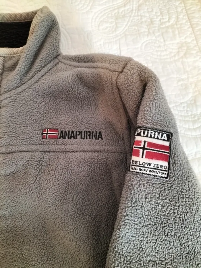 2 vestes sweats polaires - 10 ans - Anapurna - photo numéro 4