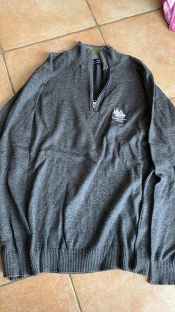 Pull Frank Ferry gris Xl