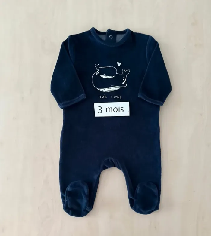 Pyjama garçon Kiabi 3 mois 56-62 cm