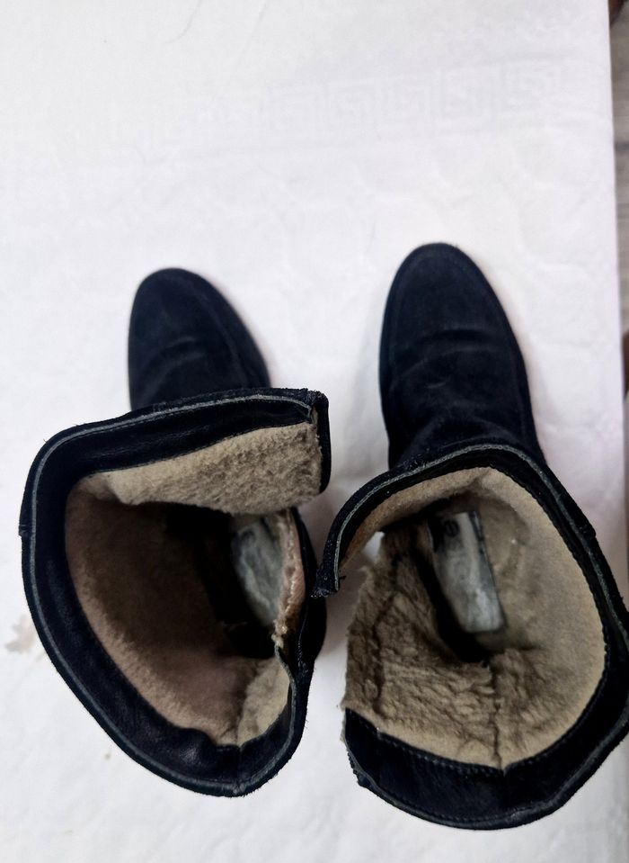 Bottines noir  , fourré  , femme , Anoise  , taille 37 / 4 - photo numéro 5