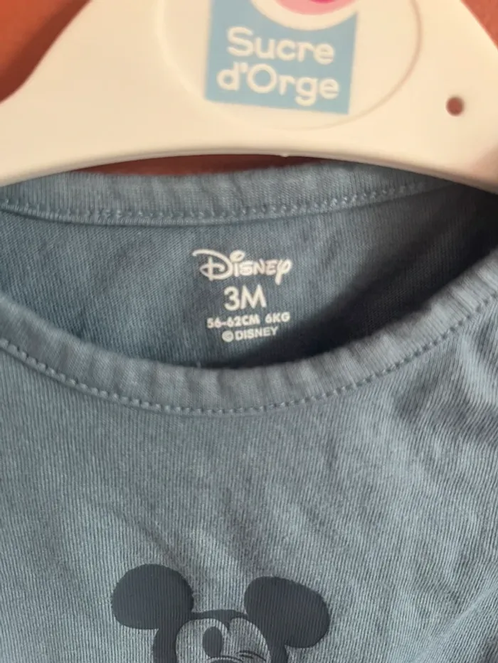 T shirt manche longue Mickey - photo numéro 2