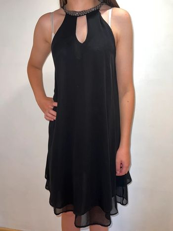 robe noire - détails argenté - only - taille s