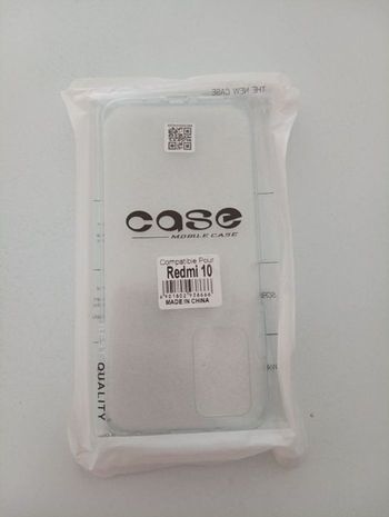 Coque plastique transparent pour Red Mi10