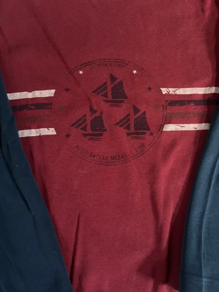 Lot 2 t-shirt petit bateau - photo numéro 5