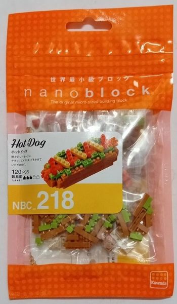 Nanoblock hot dog 