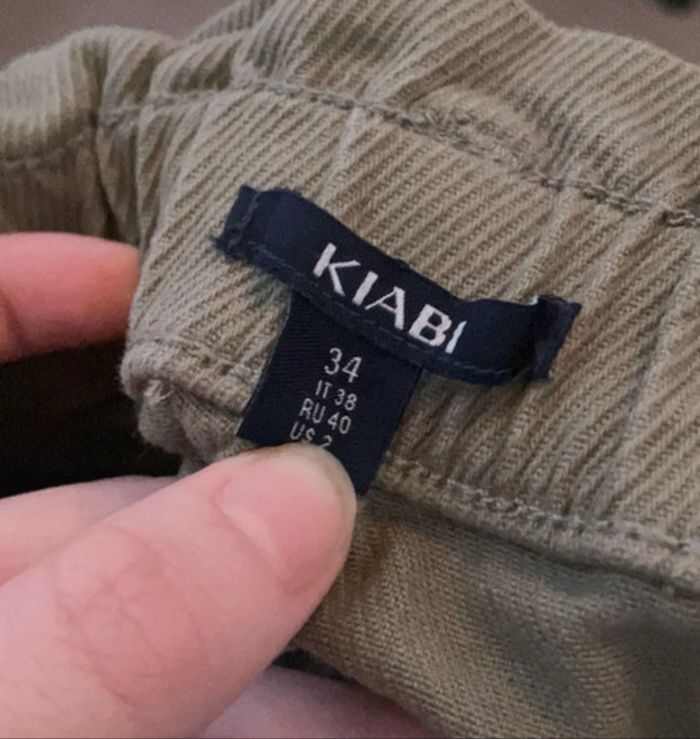 Jeans kaki en - photo numéro 4