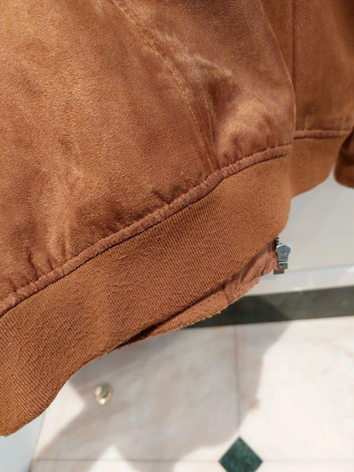 Blouson marron at company taille m - photo numéro 10
