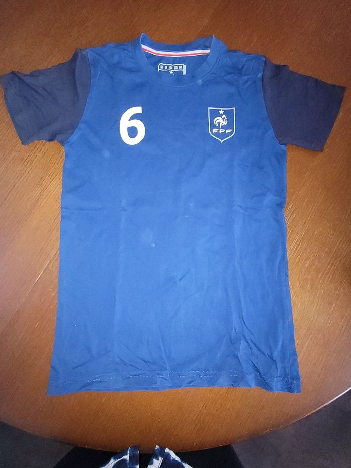 Tee-shirt de football FFF Pogba 12 ans