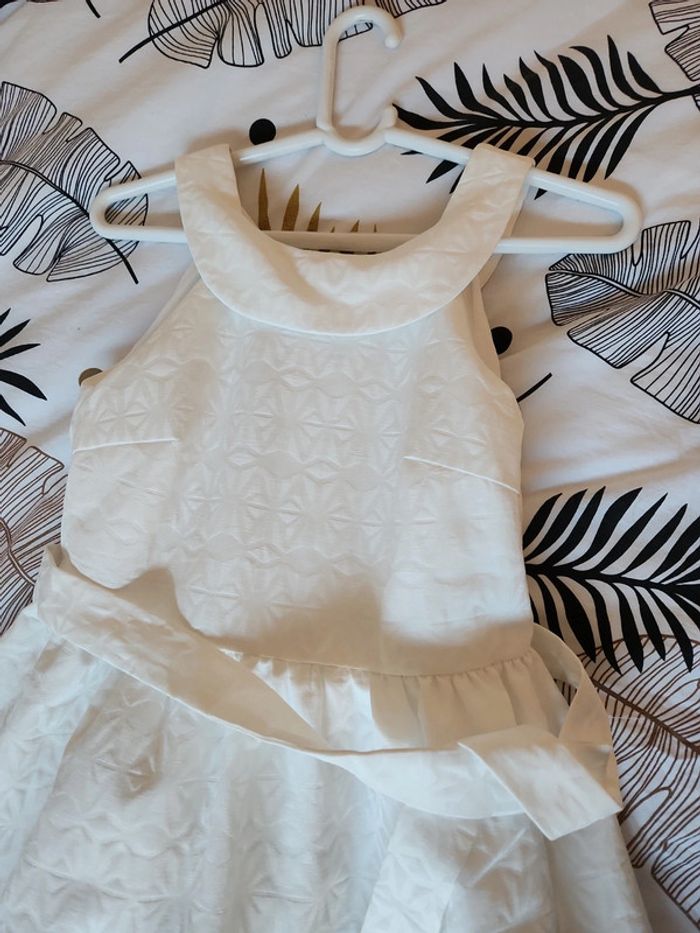 Robe blanche de cérémonie Okaidi - photo numéro 2