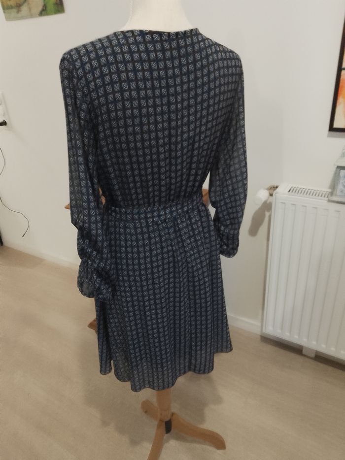 Robe décolletée bleu marine toutes saisons femme '' Andromède '' - photo numéro 6