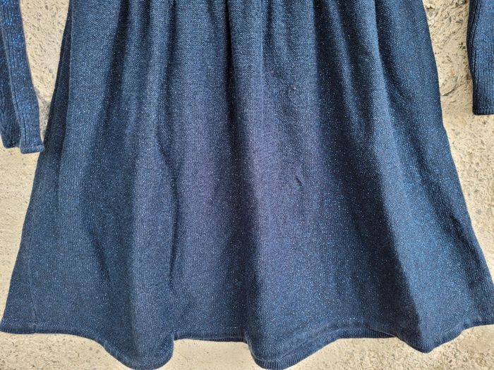 12 ans, Vertbaudet, magnifique robe bleu nuit pailletée - photo numéro 4