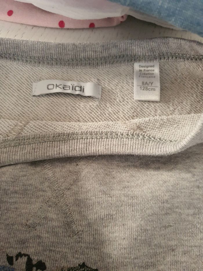 Sweat okaidi 8 ans - photo numéro 3