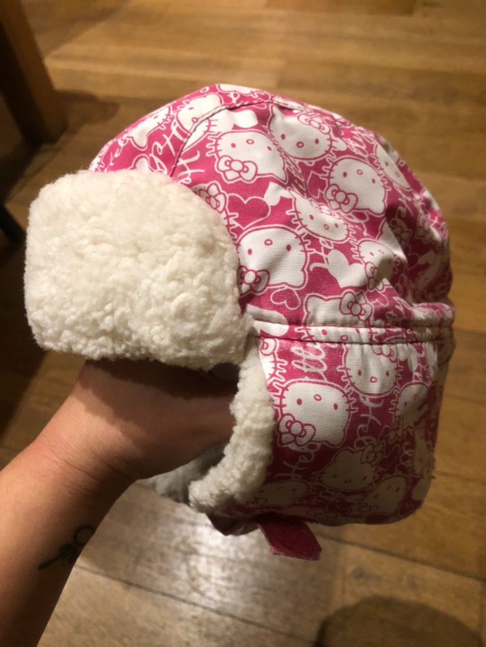 Bonnet Hello Kitty cache oreilles polaires taille 4-6 ans H&M - photo numéro 3