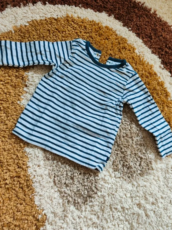 Ensemble salopette et Tee-shirt manches longues - photo numéro 2