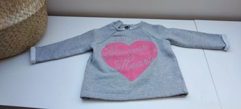 Pull gris cœur Orchestra T3A