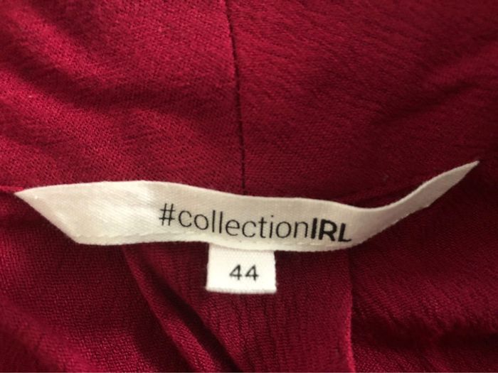AN95- Cache-cœur bordeaux T 44 - photo numéro 8